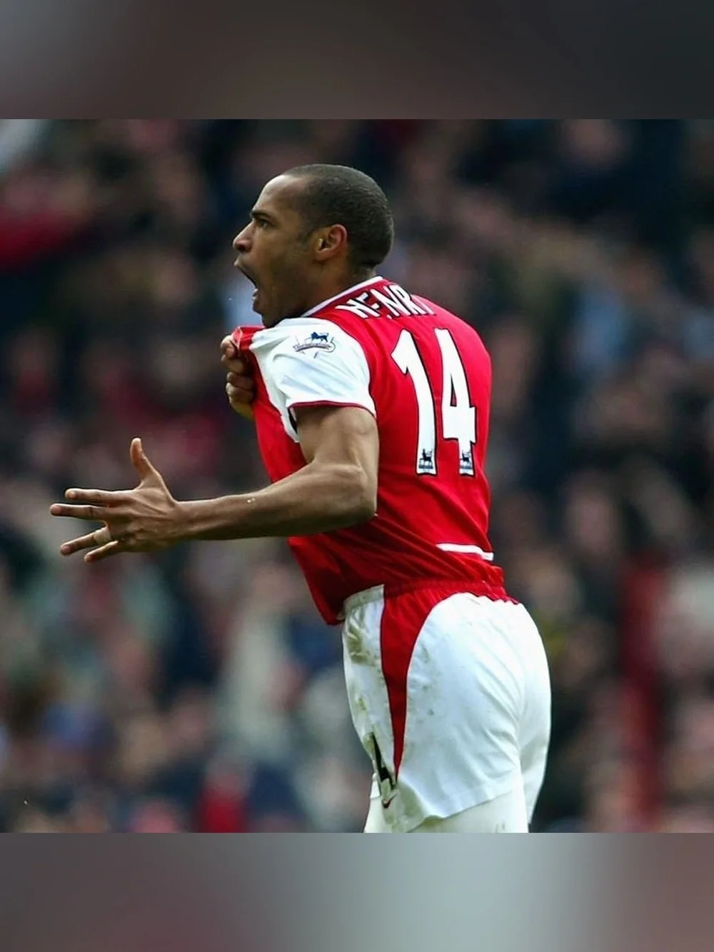 Arsenal Henry 2003 04 home Premier League jersey